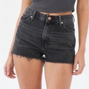 Black Jean Shorts